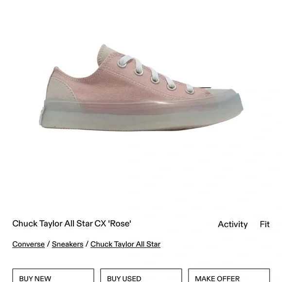 NWOB Chuck Taylor Converse All Star CX 'Rose' - Picture 6 of 6
